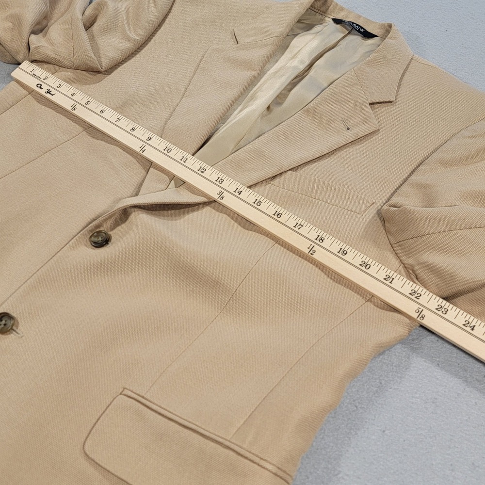 Jos A Bank Sport Coat Signature Collection Silk Camel Hair Blazer Tan Men's‎ 43R - Picture 5 of 10
